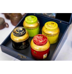 Tứ Đại Danh Trà - Hộp sơn mài