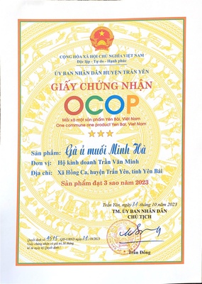 Gà ủ muối Minh Hà