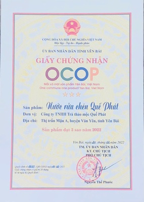 Nước rửa chén Quế Phát