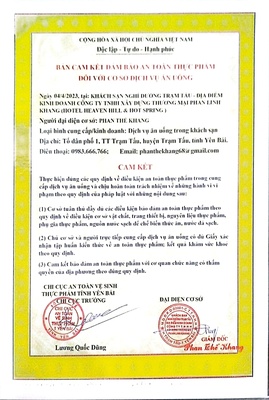 Khách sạn HeveanHill - Hotel & Hot Spring Trạm Tấu