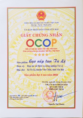 Gạo nếp tan Tú Lệ