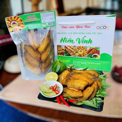 Cá rô lọc xương sấy hồ Thác Bà Hiền Vinh