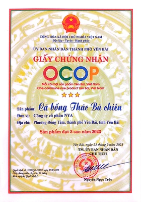 Cá bống Thác Bà chiên