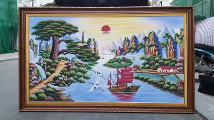 Tranh đá quý