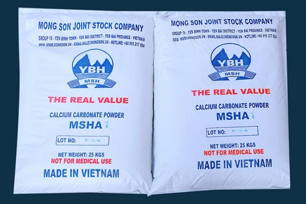 Bột Canxi cacbonat tráng phủ MSHA1