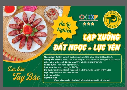 Lạp xưởng đất ngọc - Lục Yên