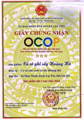 Cá rô phi sấy Hoàng Hà