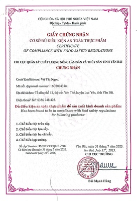 Thịt trâu gác bếp Kiên Ngọc
