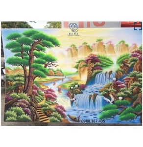 Tranh đá quý Sơn Thủy Hữu Tình