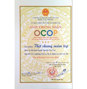 Thịt chưng mắm tép