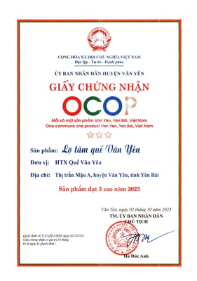 Lọ tăm quế Văn Yên