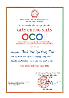 Tinh dầu quế Công Tâm