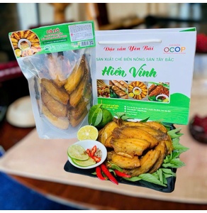 Cá rô lọc xương sấy hồ Thác Bà Hiền Vinh