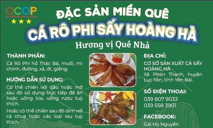 Cá rô phi sấy Hoàng Hà