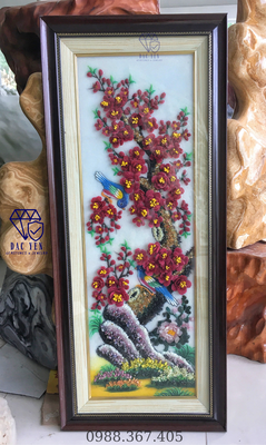 Bộ tranh tứ quý Tùng - Trúc - Cúc - Mai