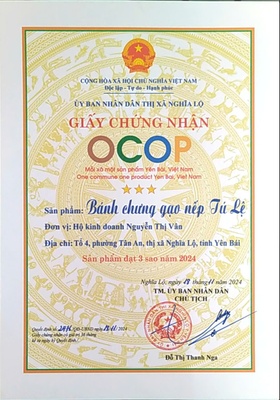 Bánh chưng gạo nếp Tú Lệ