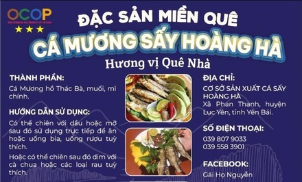 Cơ sở sản xuất cá sấy Hoàng Hà