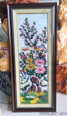 Bộ tranh tứ quý Tùng - Trúc - Cúc - Mai