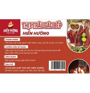 Thịt trâu gác bếp Hiển Hường