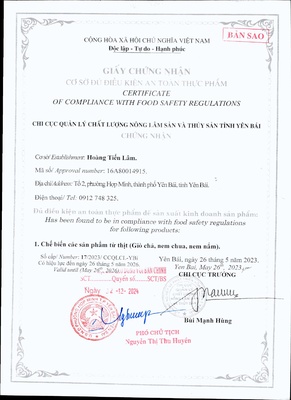 Nem nắm Thuỷ Lâm