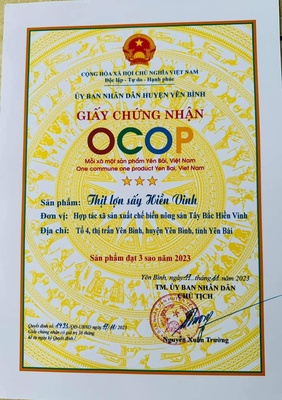 Thịt lợn sấy Hiền Vinh