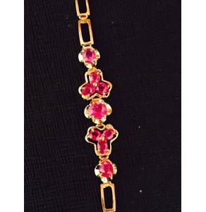 Lắc tay đá ruby