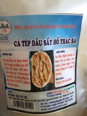 Cá Tép dầu sấy hồ Thác Bà
