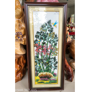 Bộ tranh tứ quý Tùng - Trúc - Cúc - Mai
