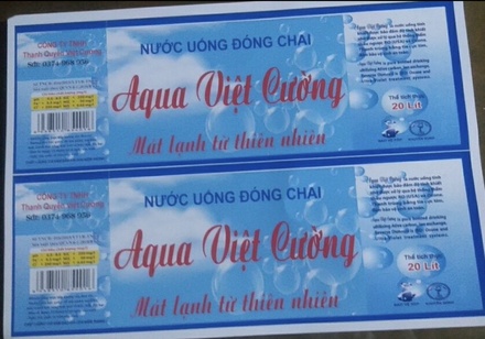Nước uống đóng chai Aqua Việt Cường