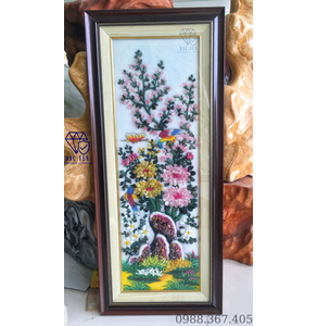 Bộ tranh tứ quý Tùng - Trúc - Cúc - Mai