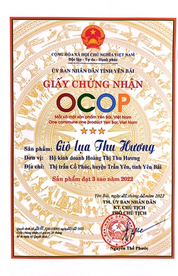 Giò lụa Thu Hương