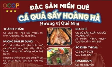 Cá quả sấy Hoàng Hà