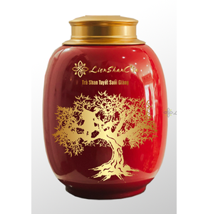 Hũ trà Kim Ngọc Hồng LienShan 285 Gram