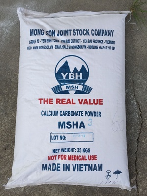 Bột Canxi cacbonat tráng phủ MSHA3